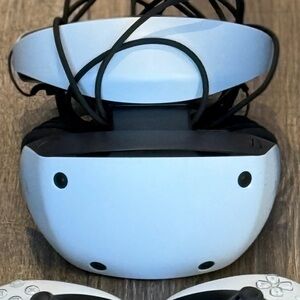 Sony VR Headset and Console Set - White and Black